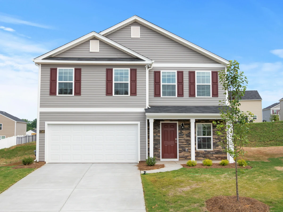 Suburban two-storey house exterior painting in Reading by Reading Decorators