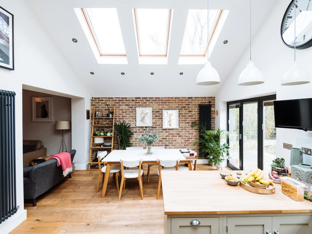 kitchen-painting-open-plan-kitchen-reading-decorators Kitchen and interior painting in Henley-on-Thames period property by Reading Decorators